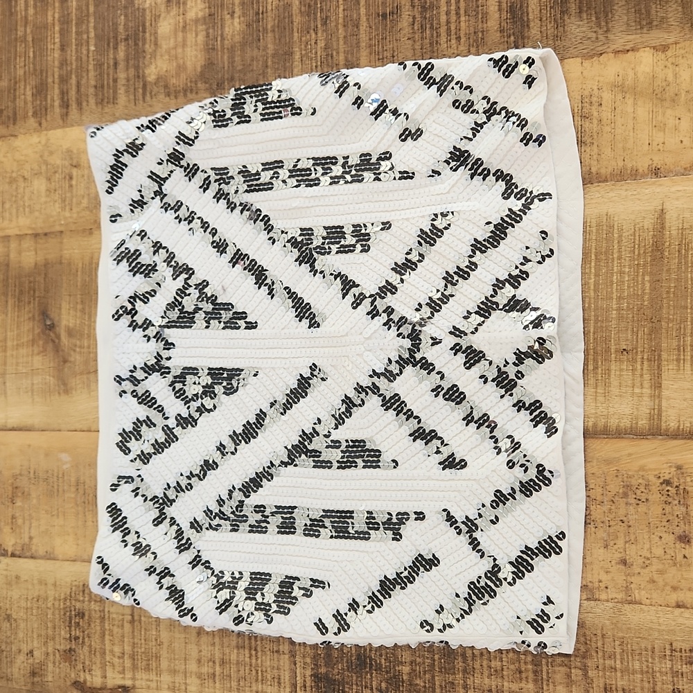 Express sequin mini skirt XS